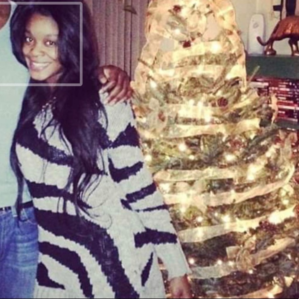 Long sleeve black & gray dress